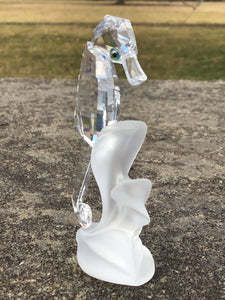 Swarovski Crystal Seahorse Figurine in Box