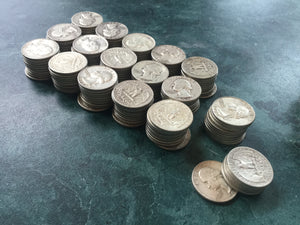 Collection of Silver Half Dollars & Silver Quarters