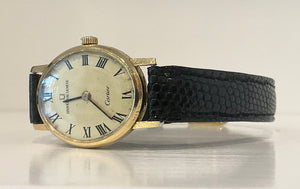Universal Geneve for Cartier Ladies Watch in 18k Yellow Gold