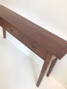 Modern Solid Wood Console Table with 3 Drawers