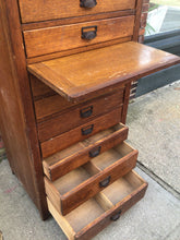Load image into Gallery viewer, Antique cabinet with 11 drawers and pull-out shelf
