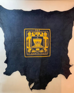 U.S. Naval Academy Dyed Leather Pennant Circa 1930’s