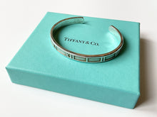 Load image into Gallery viewer, TIFFANY &amp; CO. ATLAS ROMAN NUMERAL CUFF BRACELET ~STERLING SILVER~

