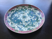 Load image into Gallery viewer, Chinese Green Double Dragons Charger Plate ~Circa 1900~
