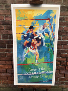 Games of the XXII Olympiad Moscow 1980 Poster by Leroy Neiman