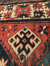 Load image into Gallery viewer, Antique Mid 1800&#39;s Kazak Rug 9&#39; x 5&#39;
