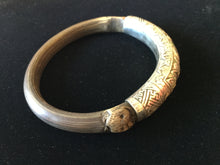 Load image into Gallery viewer, Chinese Silver 19th Century Rattan Bangle Bracelet
