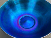 Load image into Gallery viewer, Antique Steuben Blue Aurene Centerpiece Bowl ~Frederick Carder Period~

