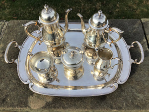 Antique Sterling Silver Tea Set by Frank Whiting Co.