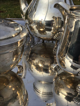 Load image into Gallery viewer, Antique Sterling Silver Tea Set by Frank Whiting Co.

