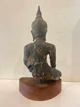 Load image into Gallery viewer, Bronze Seated Buddha Figure On Stand 17th Century Thailand
