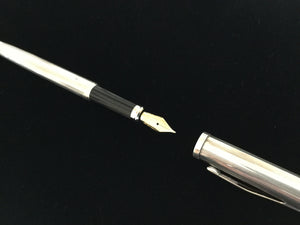 Sterling Silver Presentation Fountain Pen For RBC Royal Bank of Scotland by Cross