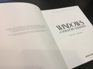 Windows at Bergdorf Goodman Special Edition Book in Slipcover by Assouline 2012