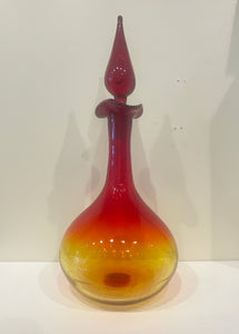 Mid Century Genie Bottle for Amberina Decanter by Blenko #37