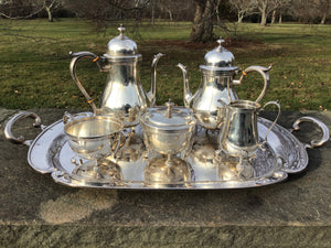 Antique Sterling Silver Tea Set by Frank Whiting Co.