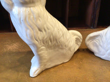 Load image into Gallery viewer, Antique Staffordshire Porcelain Dogs Pair
