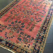 Load image into Gallery viewer, Antique Persian Sarouk rug circa 1920&#39;s measuring 3&#39; X 5&#39;
