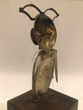 Load image into Gallery viewer, Owl Sculpture on Wood Plinth ~Signed~
