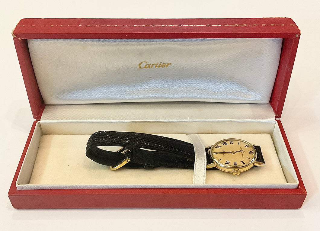 Universal Geneve for Cartier Ladies Watch in 18k Yellow Gold
