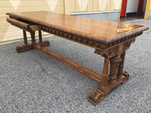 Load image into Gallery viewer, Antique Library Table Attributed to AJ Horner
