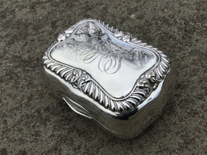 Antique Sterling Silver Traveling Soap Box by Gorham