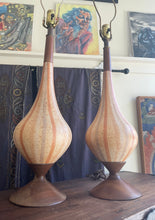 Load image into Gallery viewer, Mid Century Italian Genie Bottle Form Table Lamps
