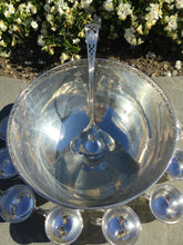 Load image into Gallery viewer, Antique Dominic &amp; Haff Sterling Silver Punch Bowl Set
