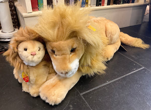Steiff “Molly Leo Lion” and “Snuffi” Miniature Lion
