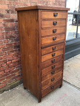 Load image into Gallery viewer, Antique cabinet with 11 drawers and pull-out shelf
