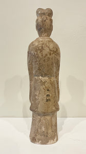 Antique Chinese Tang Dynasty Standing Figure of Man 8 1/2”