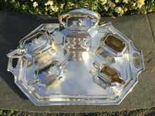 Load image into Gallery viewer, Art Deco Gorham Fairfax Sterling Silver Tea Set
