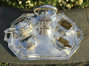 Art Deco Gorham Fairfax Sterling Silver Tea Set
