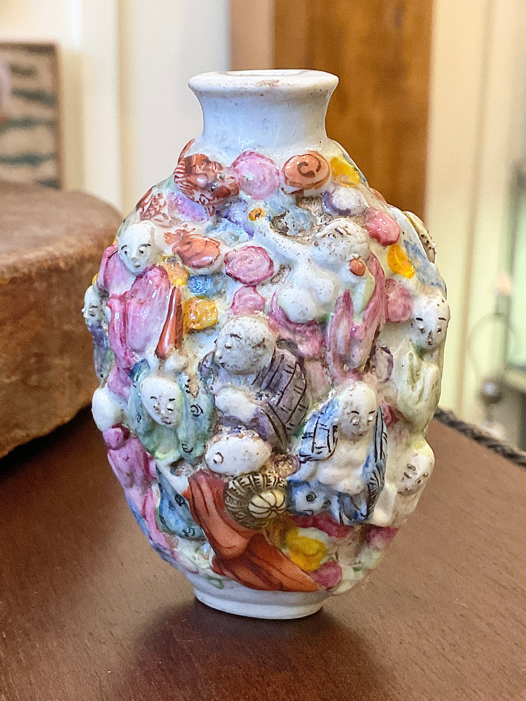 19th Century Chinese Snuff Bottle featuring the Eight Immortals