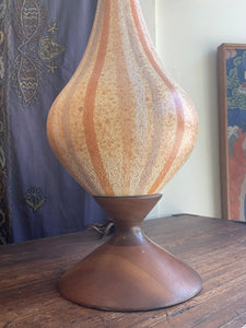 Mid Century Italian Genie Bottle Form Table Lamps