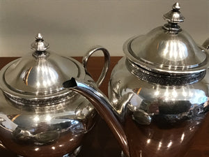 French Sterling Silver TETE a TETE Tea Set
