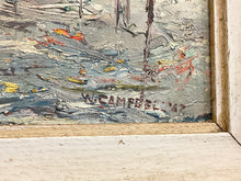 Load image into Gallery viewer, Impressionistic Painting of Rowing Regatta Race Signed W. Campbell 1967
