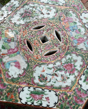 Load image into Gallery viewer, Antique Pair Chinese Rose Medallion Porcelain Garden Seats
