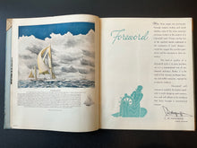 Load image into Gallery viewer, Yachts By Herreshoff Designers And Builders Of Sailing and Power Craft Book circa 1934 with very rare Herreshoff Mfg. Co. Fire Department Badge
