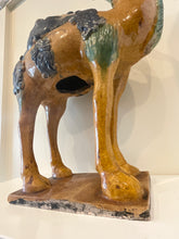 Load image into Gallery viewer, Chinese Porcelain Camel Figure 15” Tall
