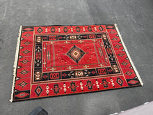 Load image into Gallery viewer, Modern Native American Patterned Wool Rug 10&#39; x 8’
