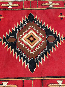 Modern Native American Patterned Wool Rug 10' x 8’