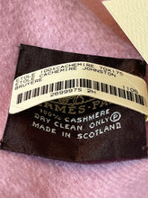 Load image into Gallery viewer, Hermes Cashmere Stole From Scotland Rose Bruyere ~70cm x 175cm~ in Box
