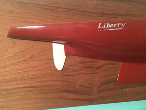 Half Hull Model of "Liberty" US-40 1983 by Ken Gardiner