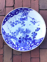 Load image into Gallery viewer, Large Antique Asian Blue &amp; White Charger Plate ~16&quot; Diameter~

