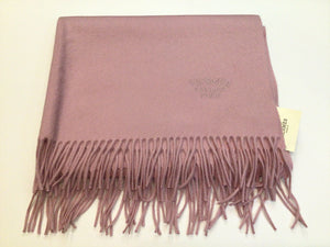 Hermes Cashmere Stole From Scotland Rose Bruyere ~70cm x 175cm~ in Box