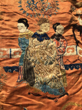 Load image into Gallery viewer, Antique Chinese Silk Tapestry Wall Hanging “Qing Period”
