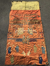 Load image into Gallery viewer, Antique Chinese Silk Tapestry Wall Hanging “Qing Period”

